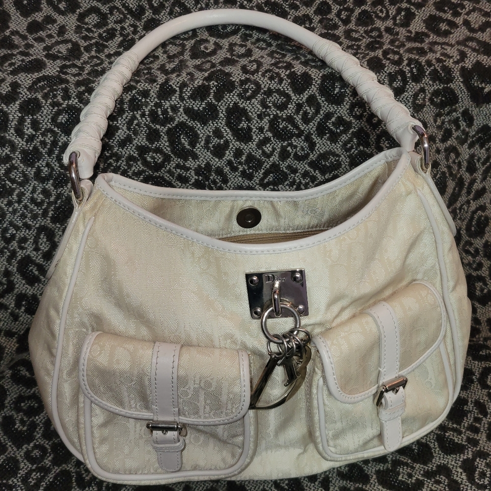 Christian Dior Diorissimo Elegant Ivory Cream Shoulder Bag - Picture 3 of 5